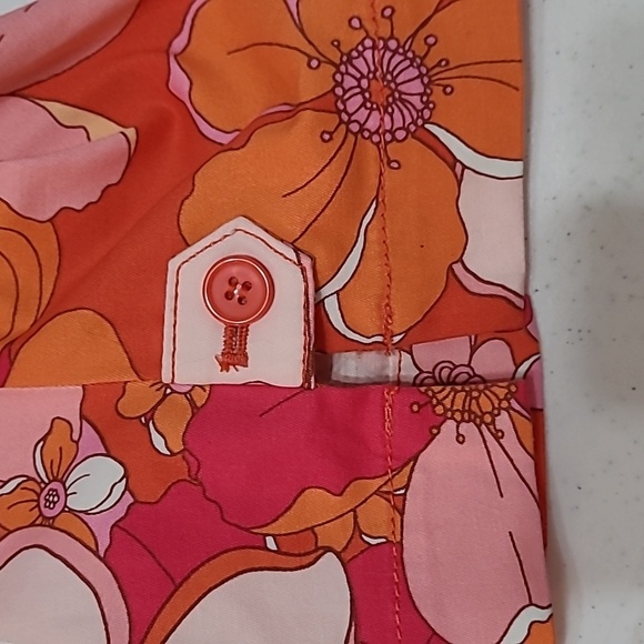 Talbots floral "Perfect Crop Pant" size 10 - Picture 7 of 7